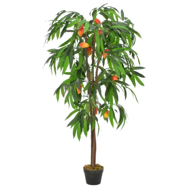 Arbore De Mango Artificial Cu Ghiveci 150 cm Verde 280204